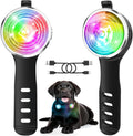Tubasion Hundelicht LED mit 8 Modi, aufladbar, IP66 wasserdicht, Silikonband