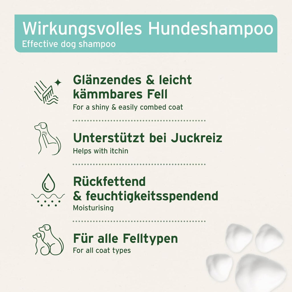 AniForte Neemoel Hundeshampoo 500 ml gegen Juckreiz Floehe Zecken pflegend