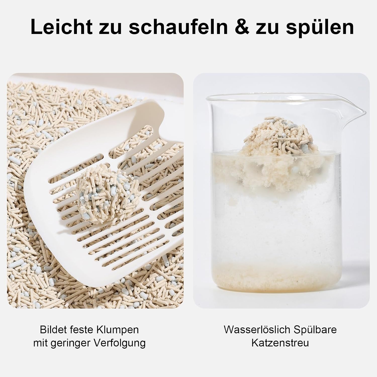 FUKUMARU Tofu Katzenstreu 2,7 kg verschiedene Sorten schnell klumpend