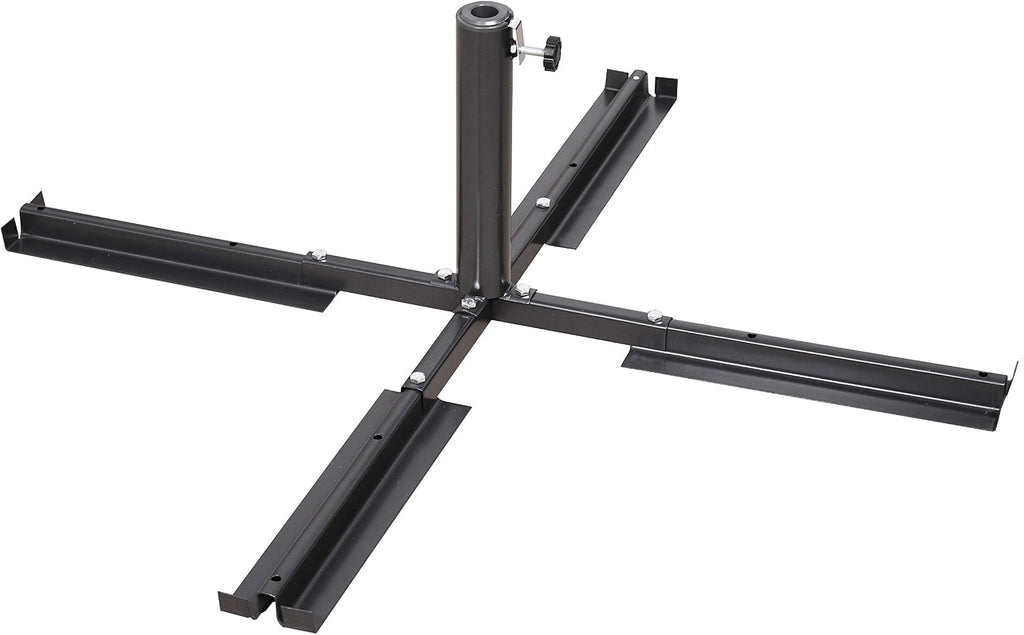 Schneider Plattenstaender Standard 837-15 anthrazit Stahl fuer Wegeplatten