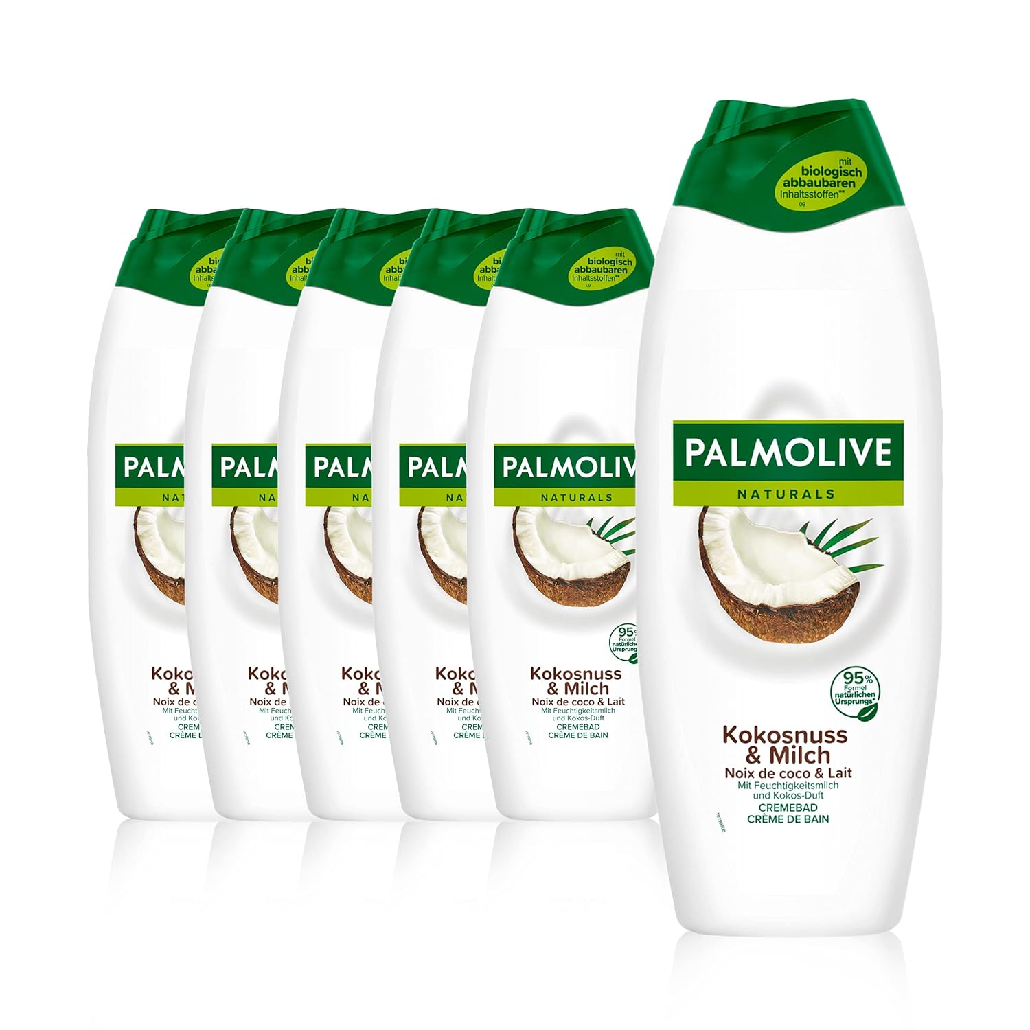 Palmolive Naturals Duschgel Kokosnuss & Milch 6 x