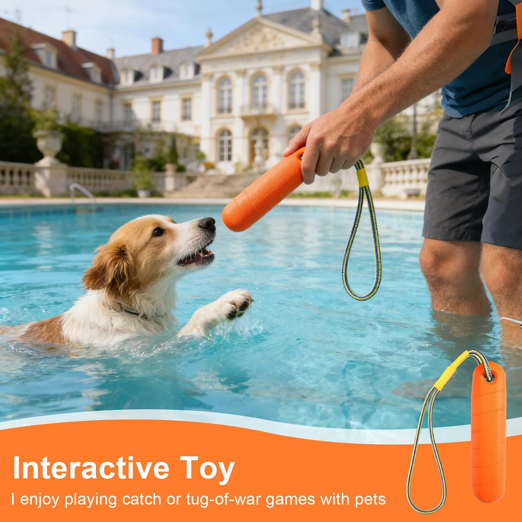 DUTIFUL Hundespielzeug Wasserspielzeug schwimmend mit Nylonseil Gr. Mittel/Gross