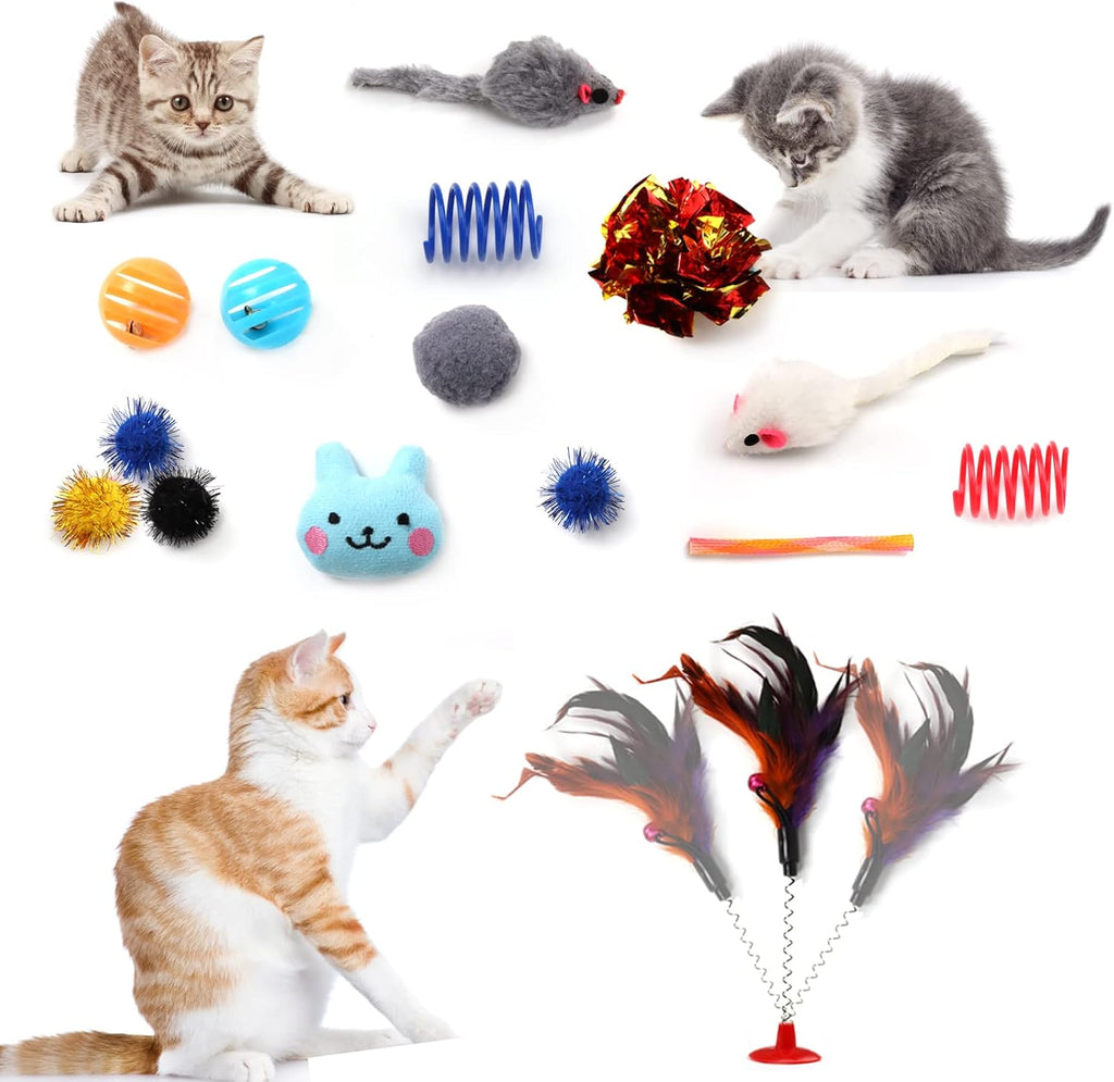 26x Katzenspielzeug Set Interaktiv Variety Pack Katze