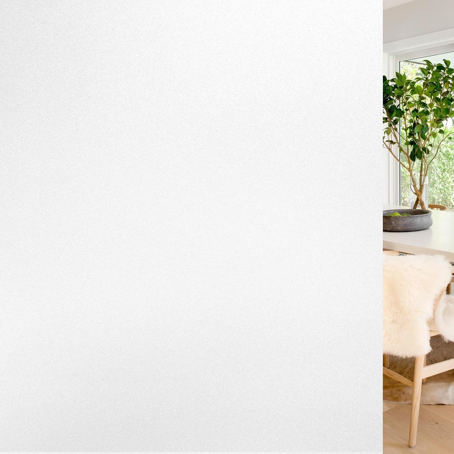 rabbitgoo Sonnenschutzfolie Silber 90x200 cm Fensterfolie Hitzeschutz 120cm-1000