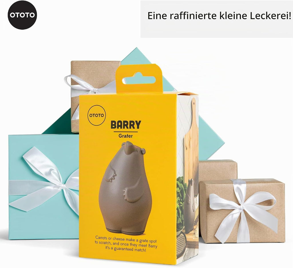 OTOTO Barry The Box Kaesereibe Edelstahl kompakt Kuechenreibe