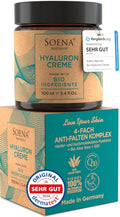 Hyaluron Q10 Creme 100 ml Tages- und Nachtcreme Anti-Falten Bio