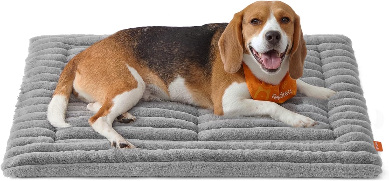 Feandrea Hundedecke taubengrau 45cm-75cm waschbar fuer Hunde Katzen S