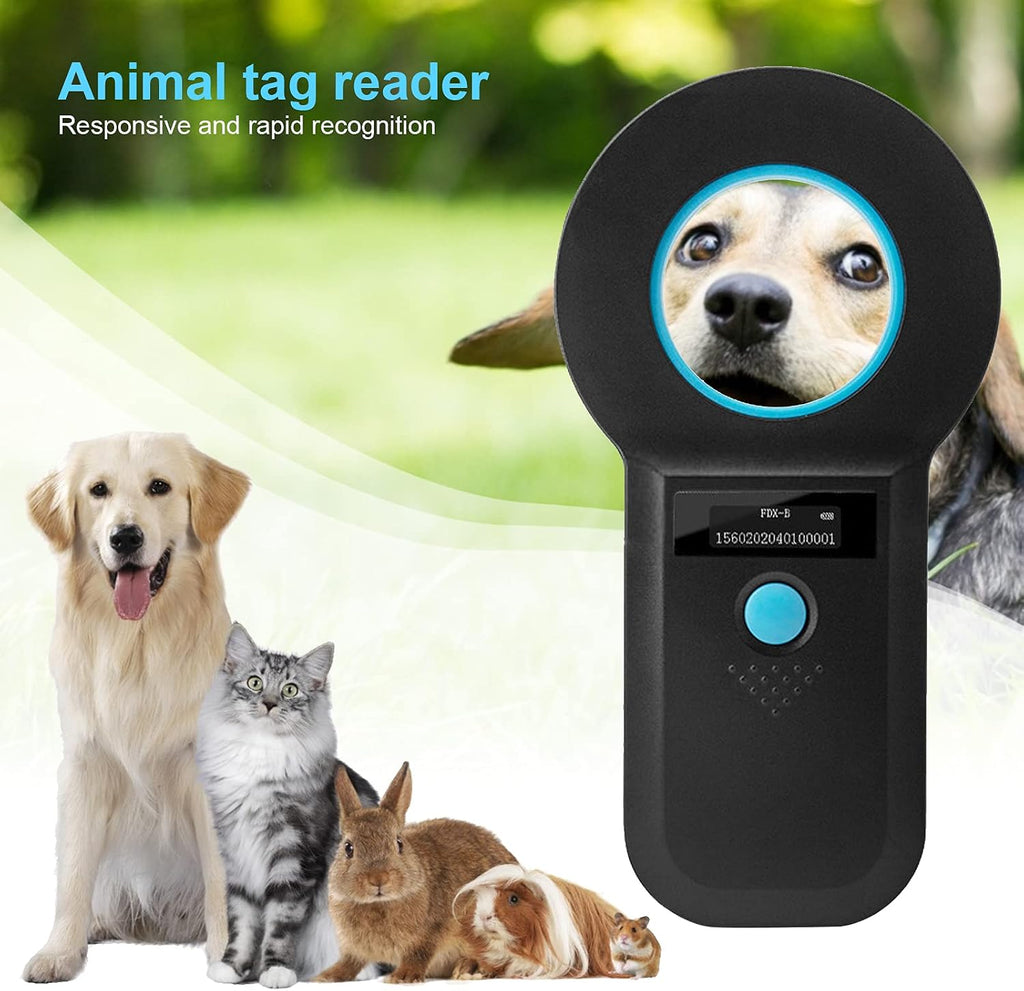 Mikrochip Scanner RFID OLED ISO11784/11785 für Hund Katze Haustier