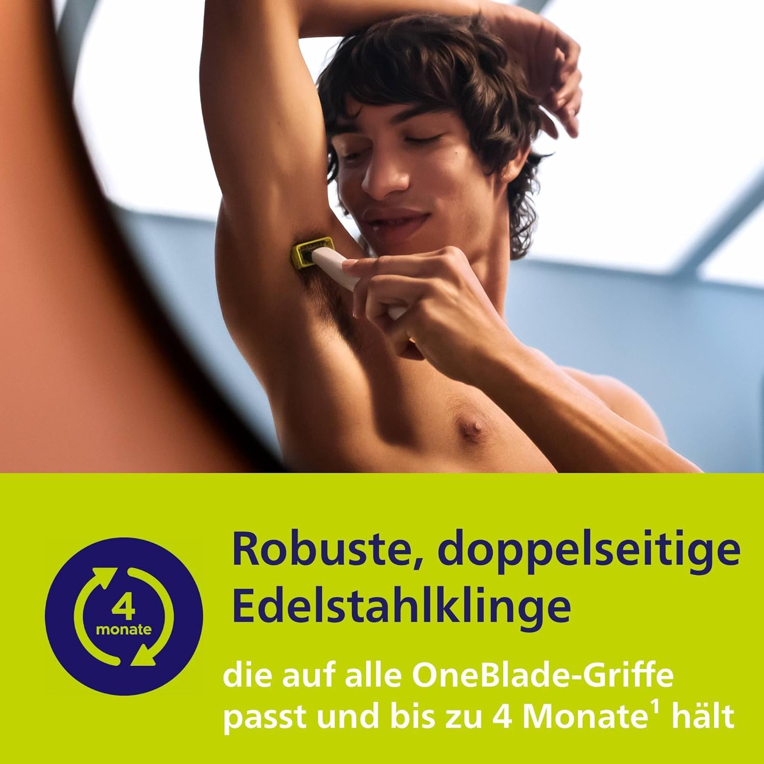 Philips OneBlade Intimate QP1924 Intimrasierer Trimmer mit Hautschutz