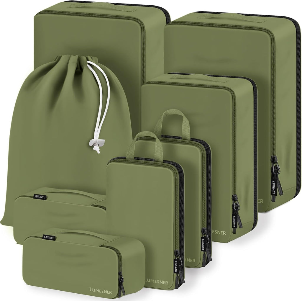 Koffer Organizer Set 8-teilig Packtaschen Packing Cubes Reise Zubehoer