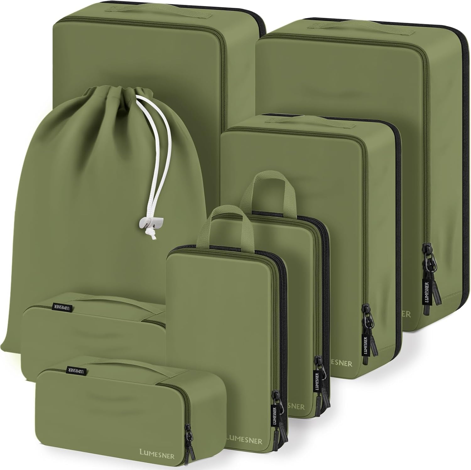 Koffer Organizer Set 8-teilig Packtaschen Packing Cubes Reise Zubehoer