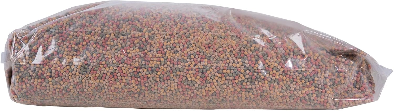 AquaForte Schwimmfutter 15 kg 6 mm mittelgrosses Granulat fuer Zierfische