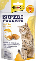 GimCat Nutri Pockets Kaese Katzensnack 60 g knusprig mit Fuellung