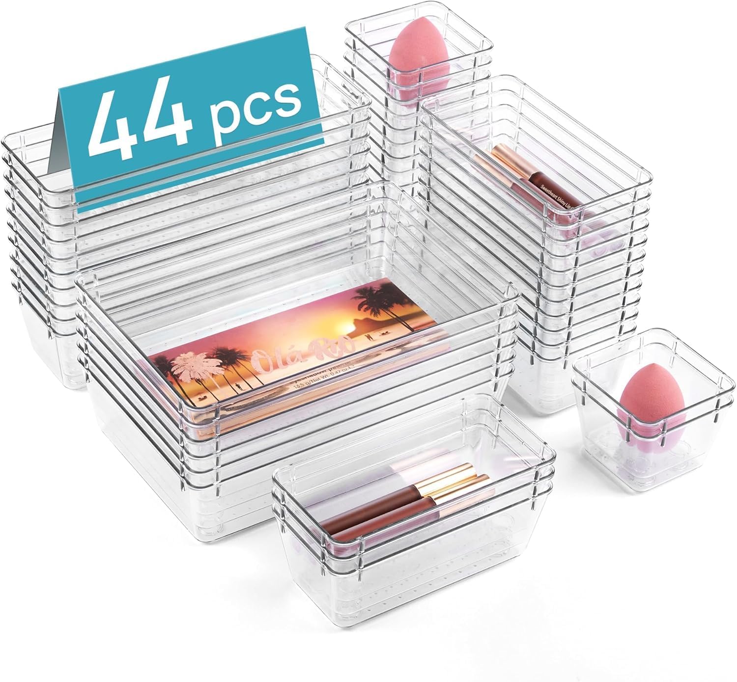Vtopmart Schubladen Organizer 25 Teile 4 Groessen Besteckeinsatz Aufbewahrung