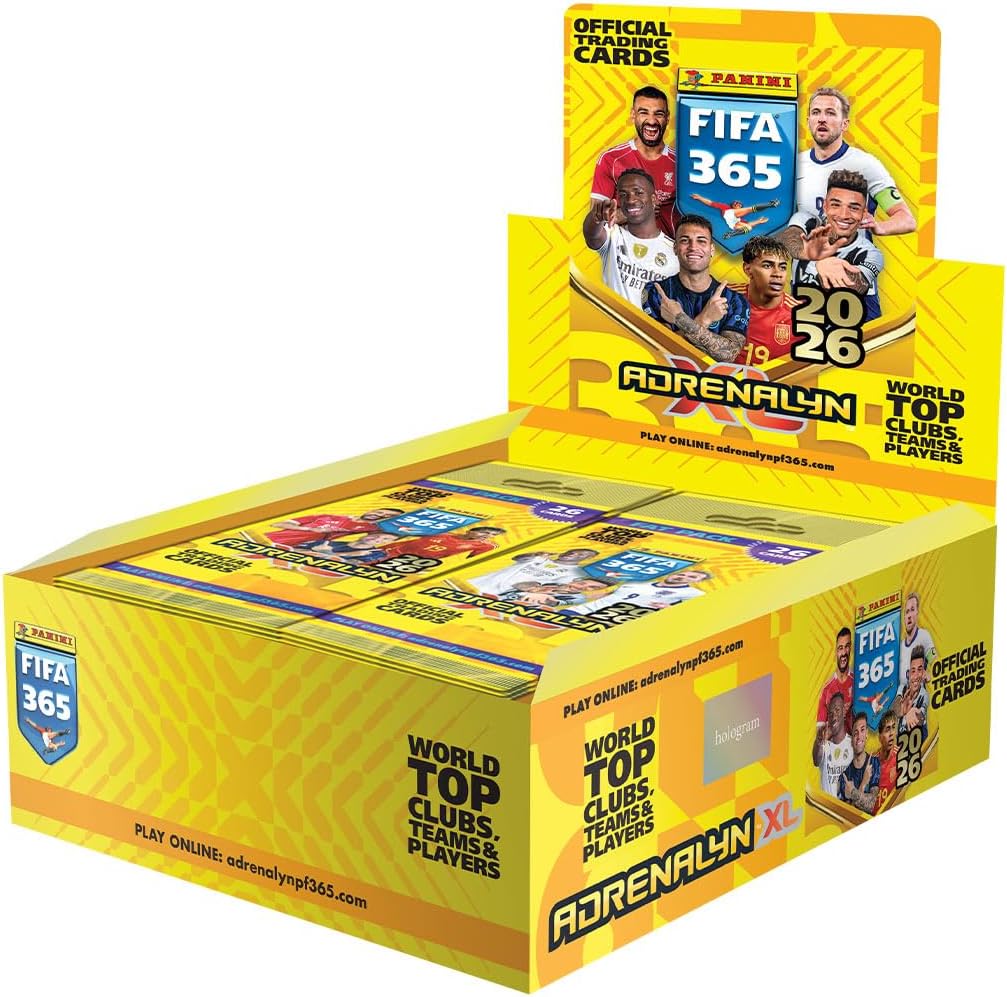 Panini FIFA 365 Adrenalyn XL 2026 Trading Cards Box mit 24 Packs