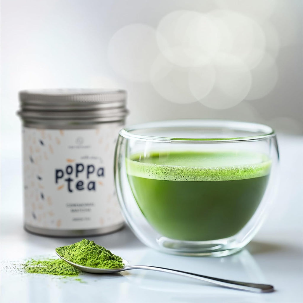 Poppatea Ceremonial Matcha Tee Pulver Japan verschiedene Sorten