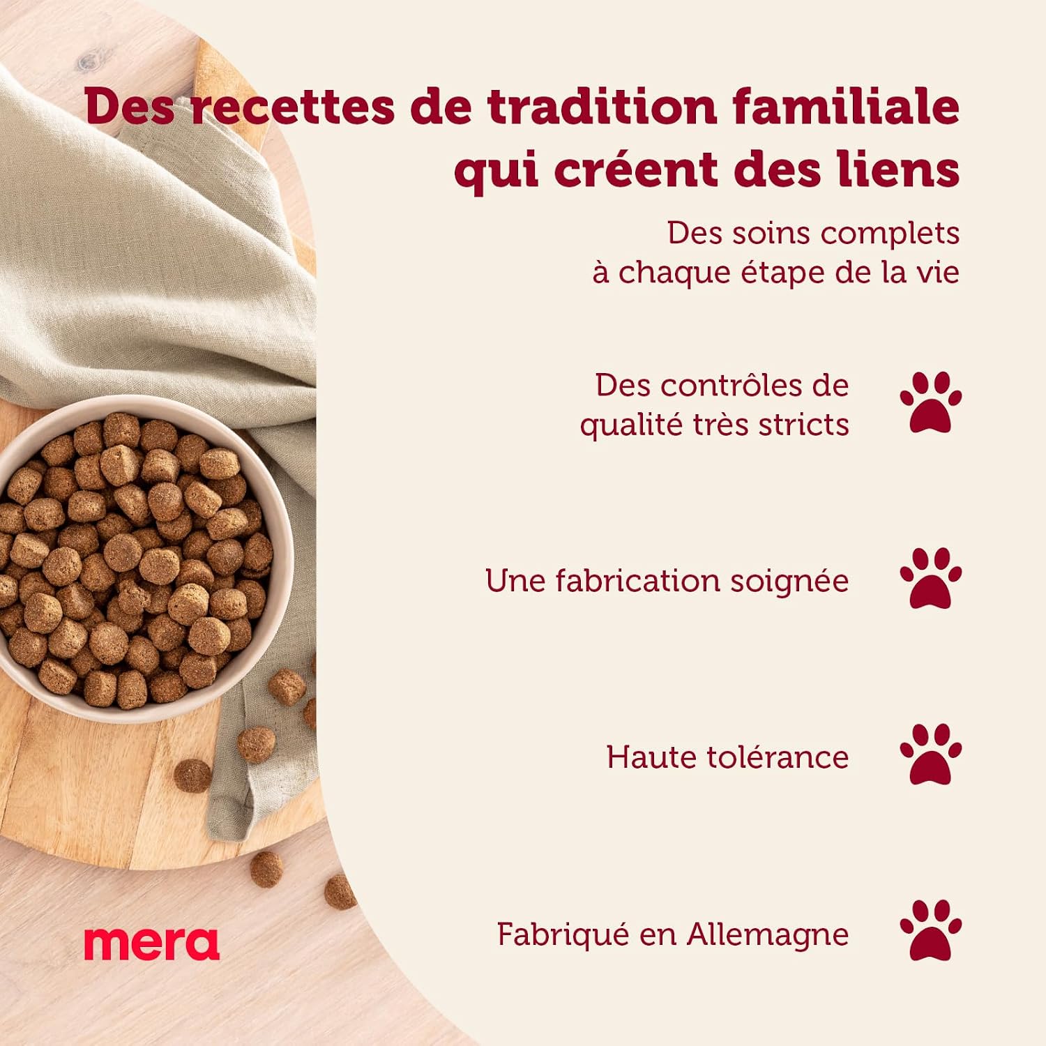 MERA Essential Soft Brocken Hunde Trockenfutter fuer empfindliche Zaehn