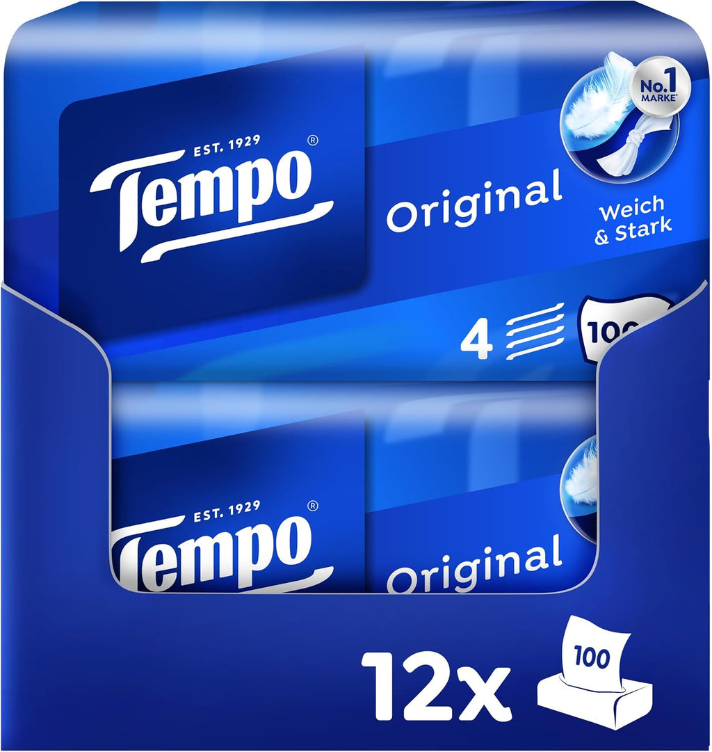 Tempo Duftbox Limited Edition 6×2 Boxen je 90 Tuecher Samtig Weich