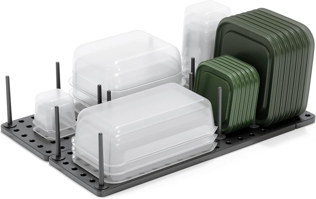 Kuechen Organizer Topf- und Pfannendeckelhalter verstellbar 10cm-21cm