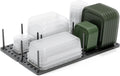 Kuechen Organizer Topf- und Pfannendeckelhalter verstellbar 10cm-21cm