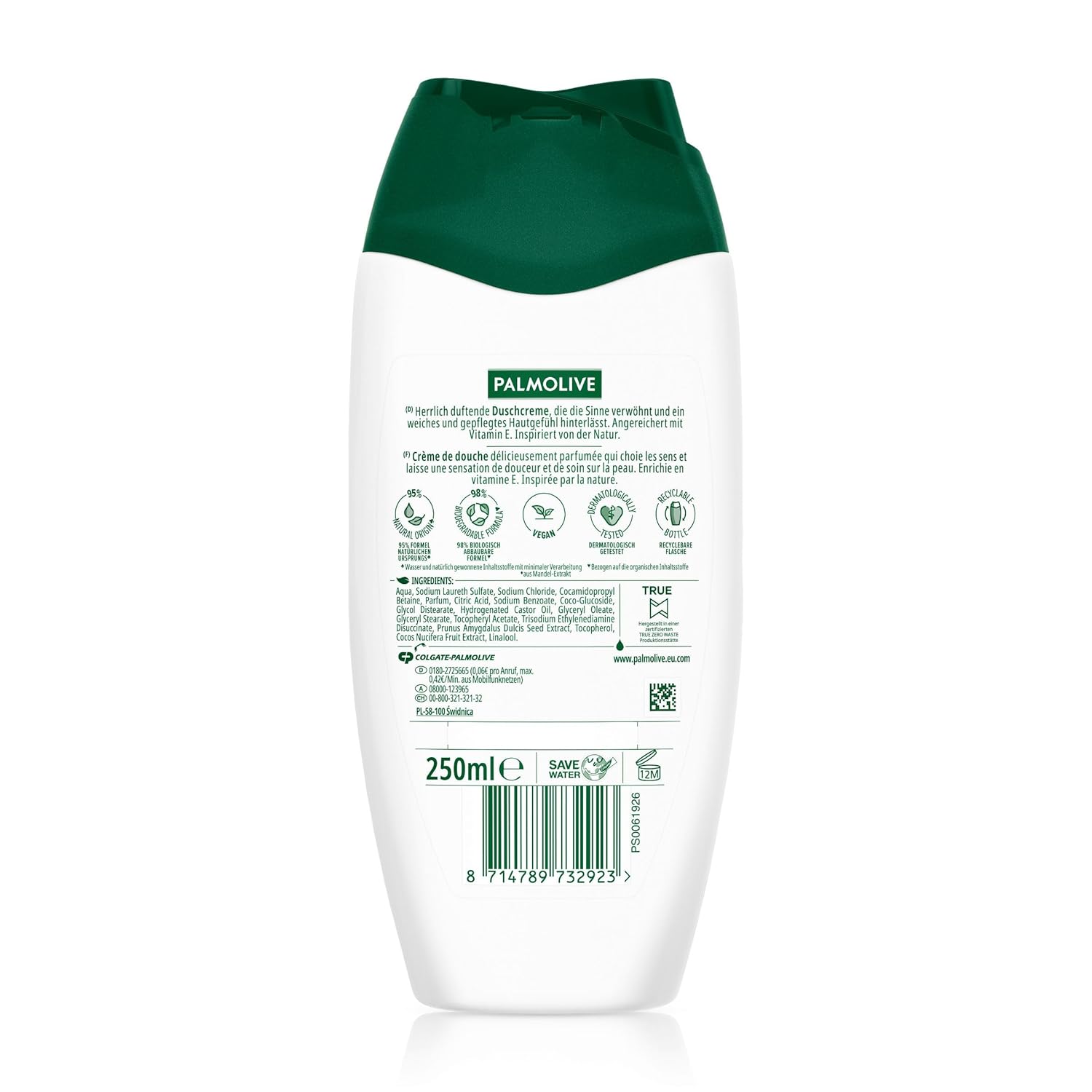 Palmolive Naturals Duschgel Kokosnuss & Milch 6 x