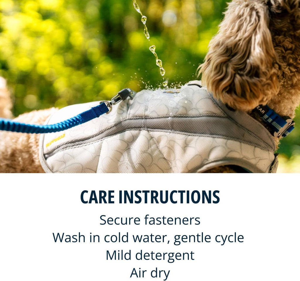 RUFFWEAR Swamp Cooler Hunde-Kuehlweste SPF50+, Biolumin Blue M cm