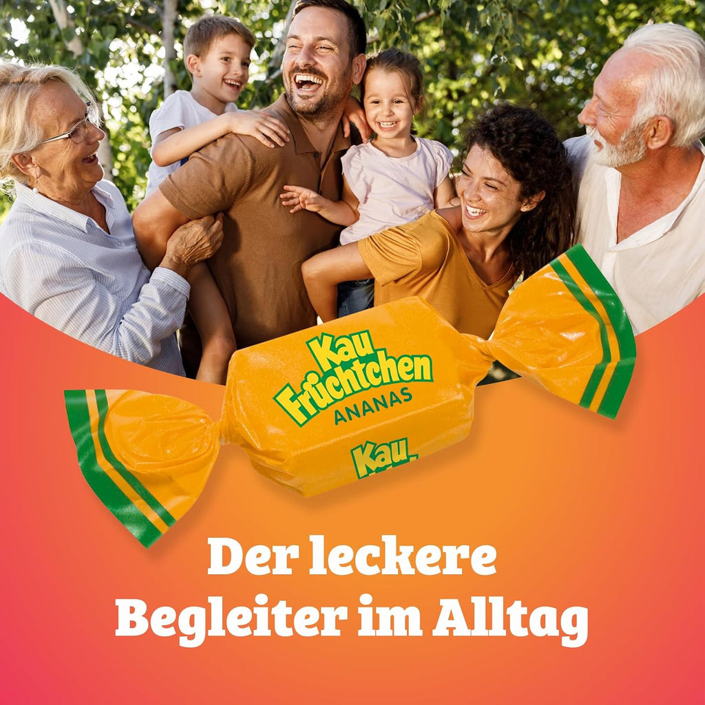 Kaufruechtchen Kaubonbons 1000 g Mix 5 Fruchtgeschmacksrichtungen
