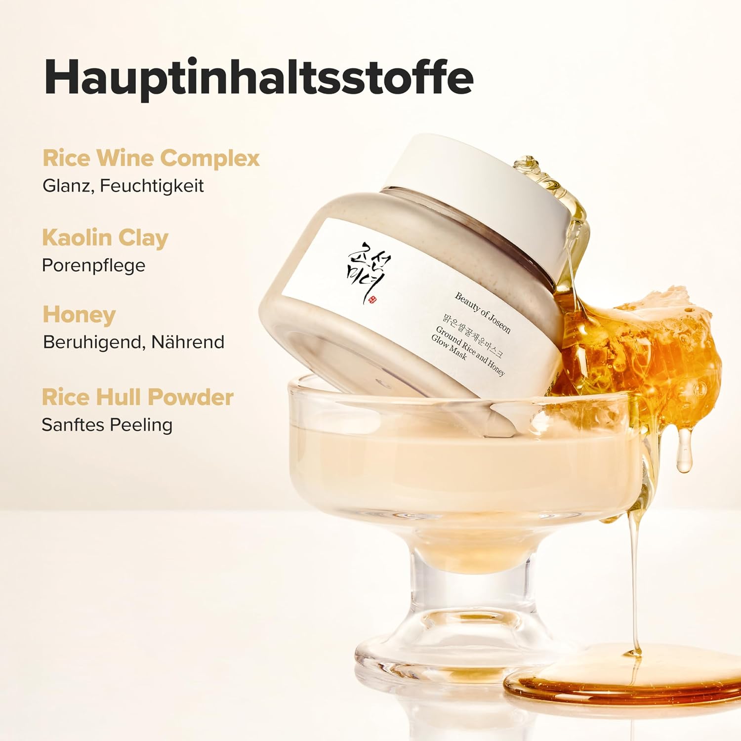 Beauty of Joseon Reis Honig Glow Maske 150 ml - Porenpflege, Sebumkontrolle
