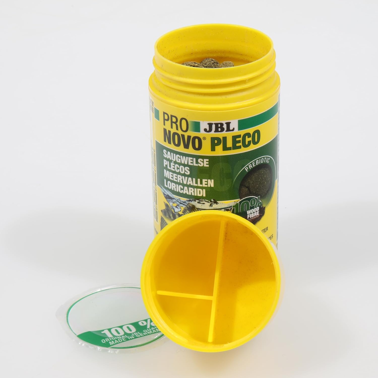 JBL ProNovo Pleco WAFER Futterwafer fuer Saugwelse 1-20 cm Groesse M 100 ml
