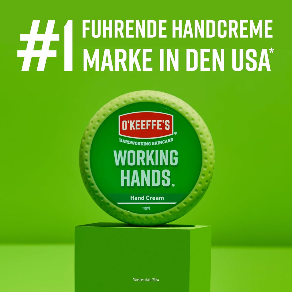 O’Keeffe’s Working Hands Handcreme gegen sehr trockene rissige Haende