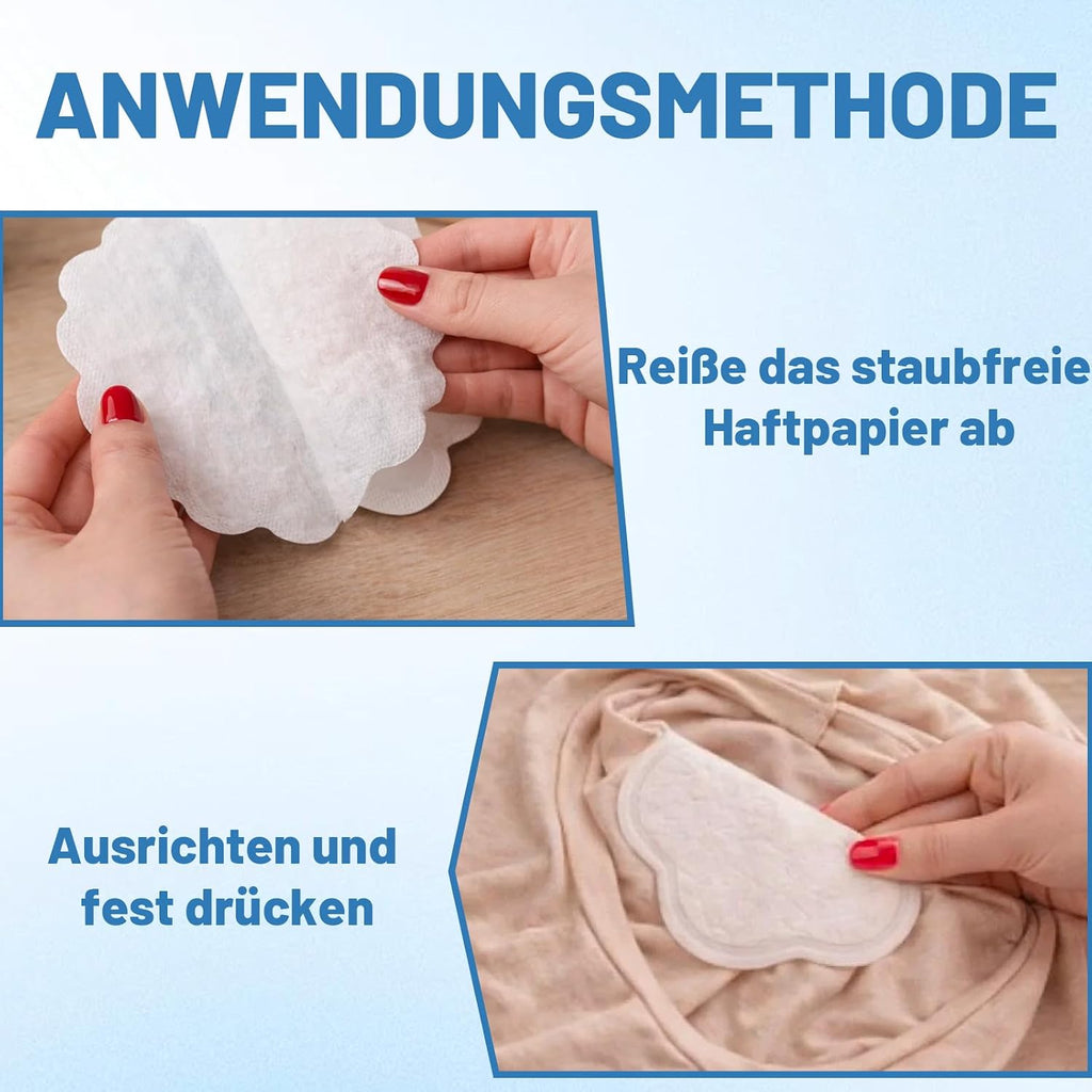 40 Stueck Achselpads Schweisspads fuer Damen und Herren - Schutz gegen Schweiss