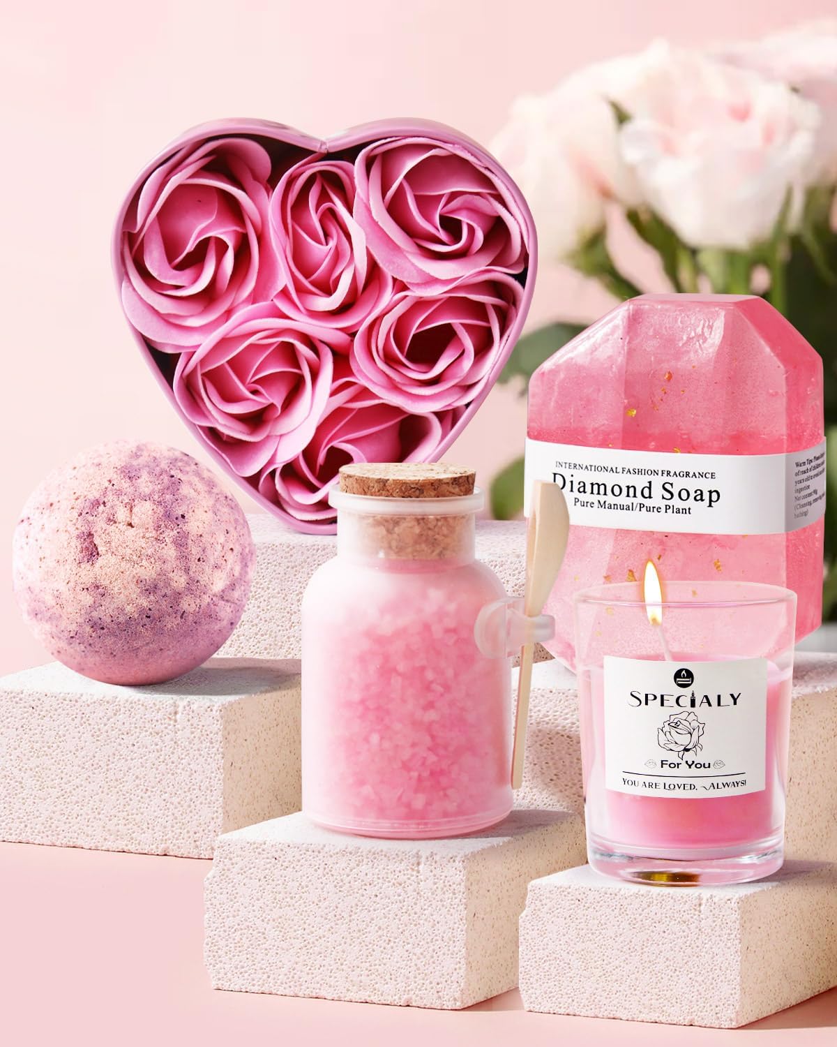 LIVEHITOP Geschenkset fuer Frauen 10-teilig Geburtstag Freundin Mama
