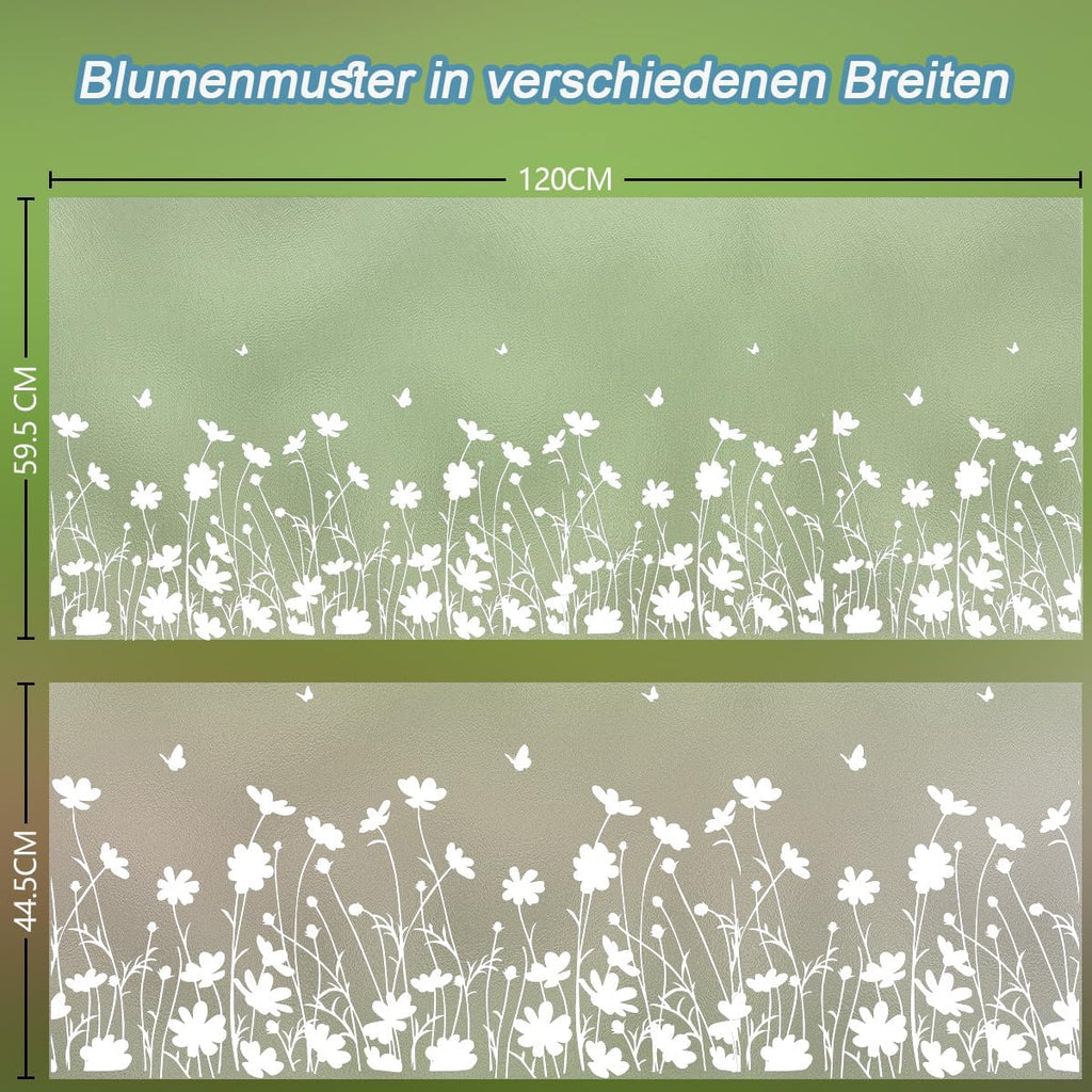 Spiegelfolie Sichtschutz Fensterfolie 44,5x200cm selbsthaftend UV- und Hitzeschu