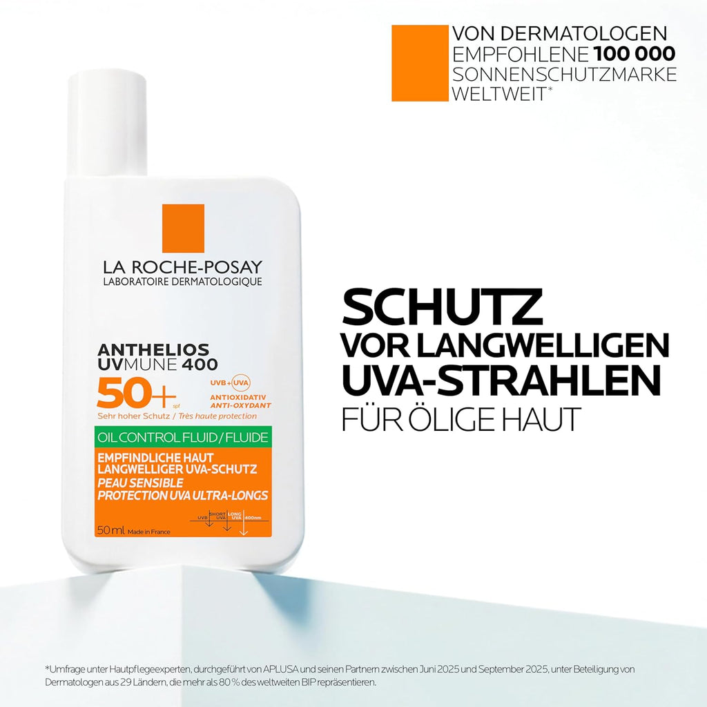 La Roche-Posay Anthelios UVmune 400 Oil Control Fluid LSF 50+ 50 ml Gesicht matt