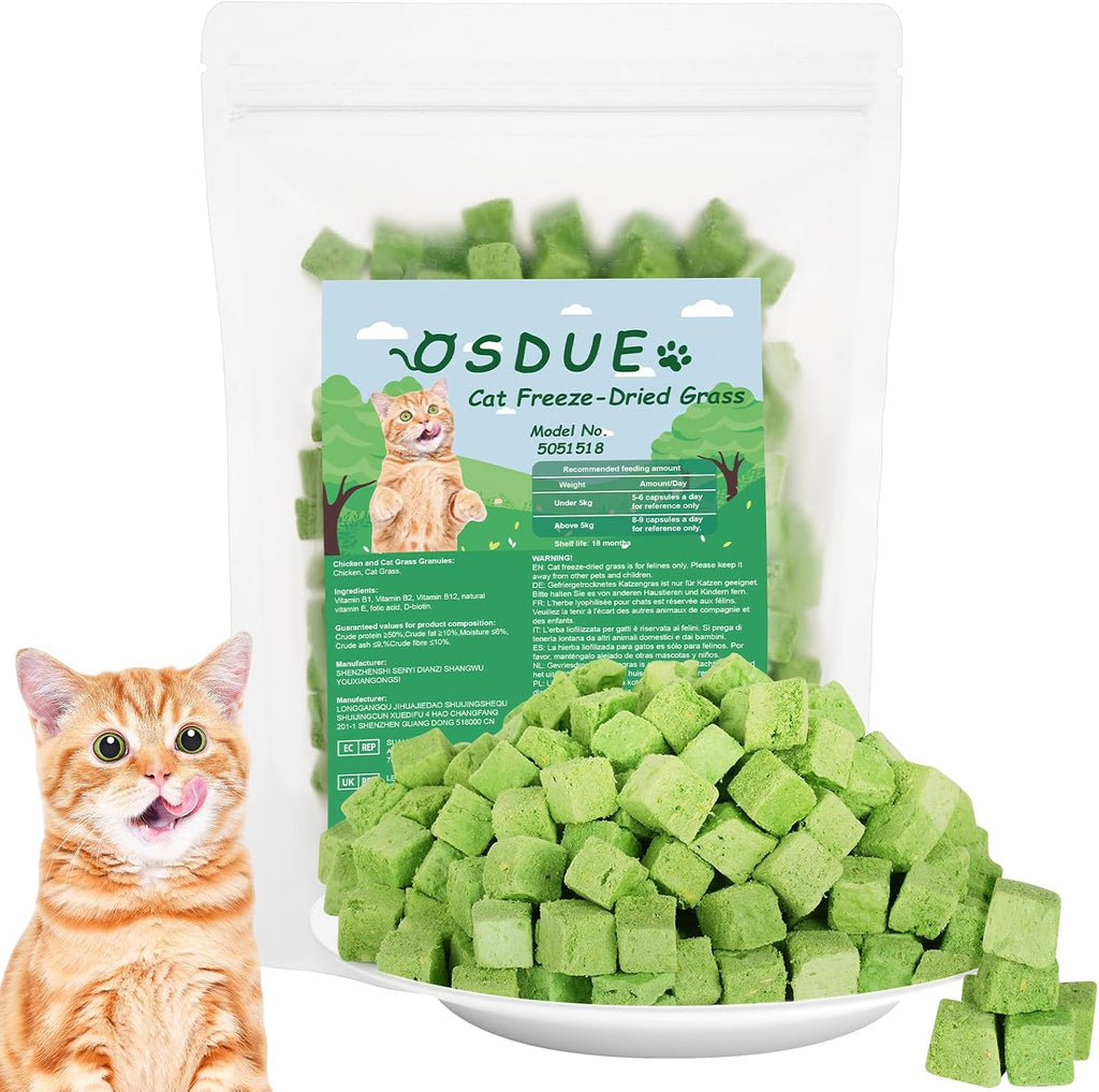 OSDUE Katzengras Sticks Gefriergetrocknet Katzenminze Zahnpflege