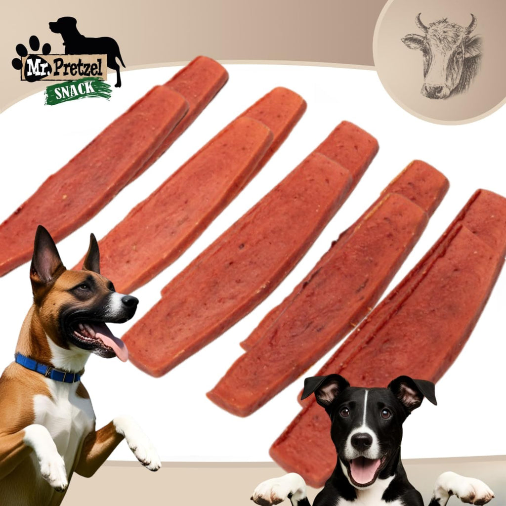 Rinderstreifen Hund 500 g Kausnack ohne Getreide Zucker Zusätze