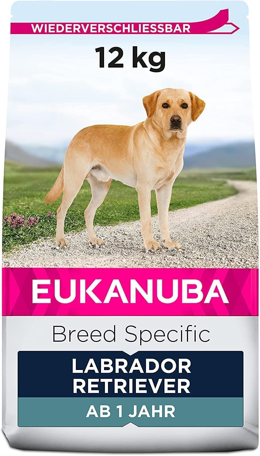 Eukanuba Labrador Retriever Trockenfutter Huhn 12 kg Rassegerecht