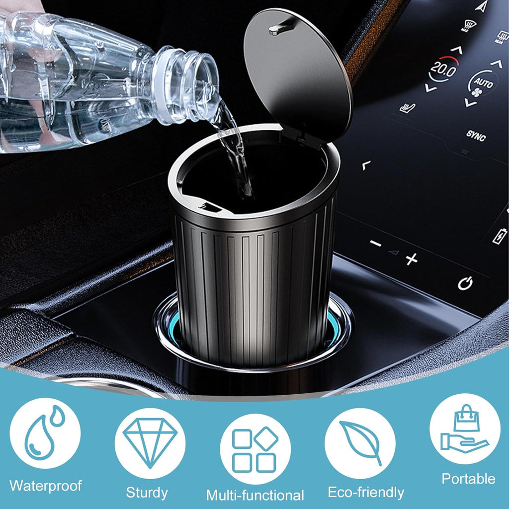 Auto Muelleimer mit Deckel klein wasserdicht geruchshemmend Innenraum