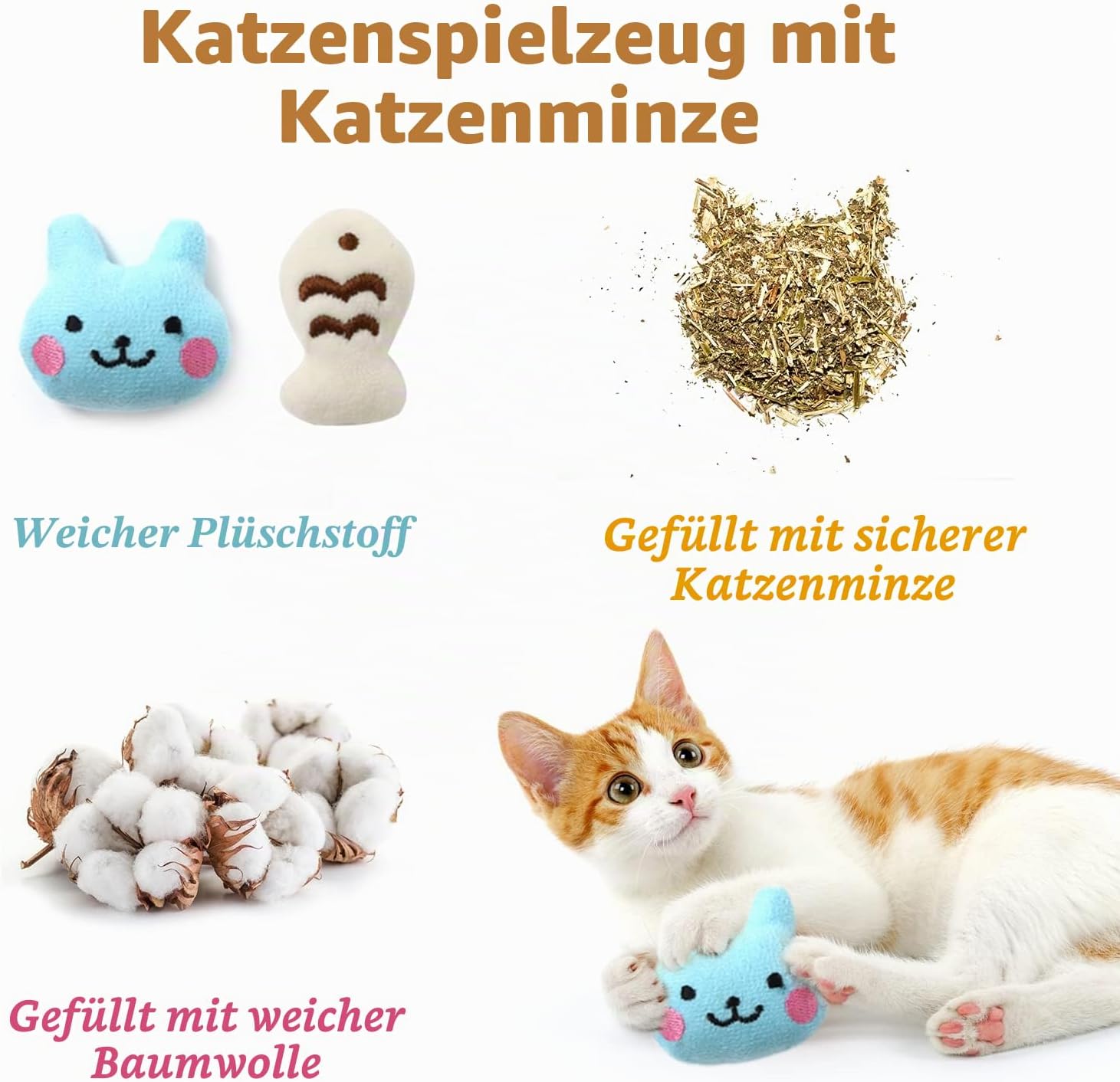 26x Katzenspielzeug Set Interaktiv Variety Pack Katze