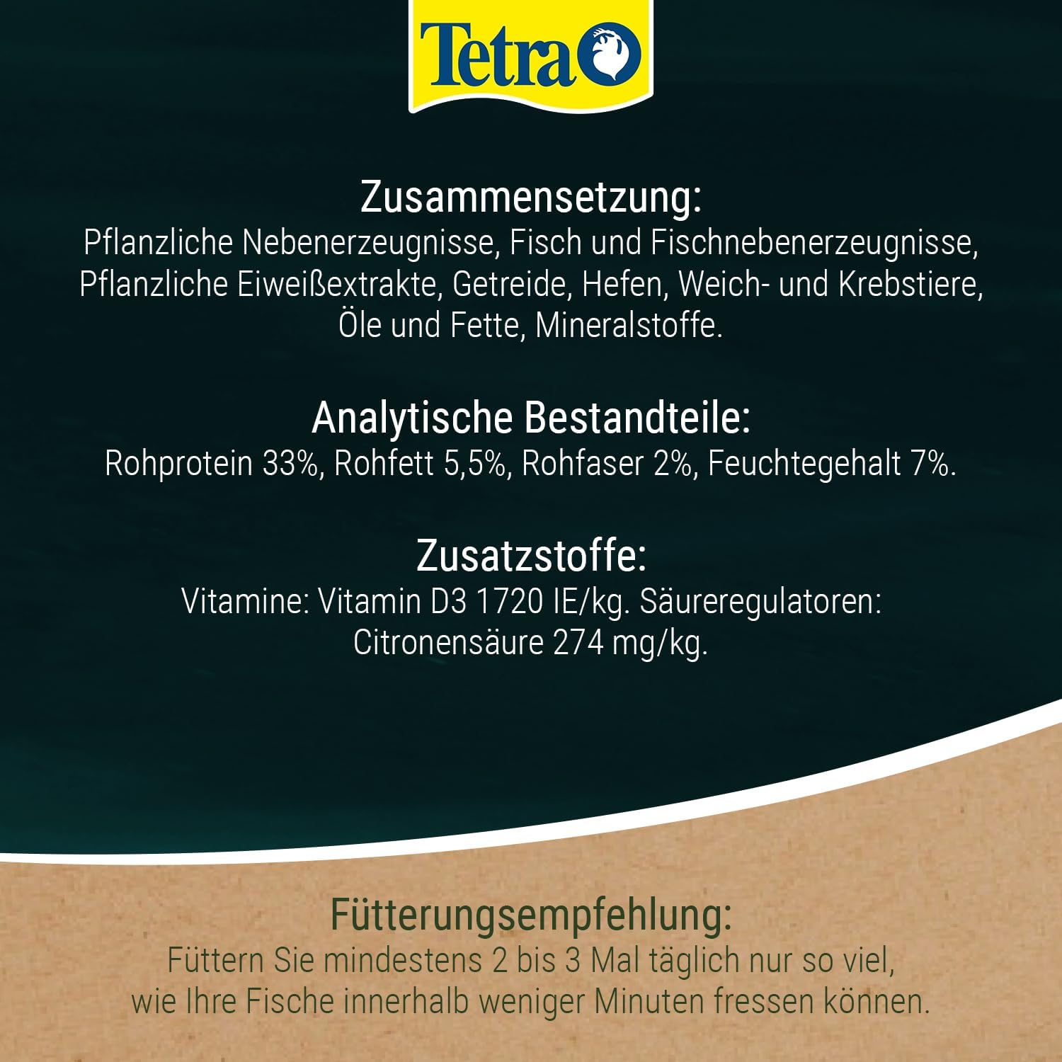 Tetra Pond Koi Sticks Koifutter fuer Farbintensitaet und Wachstum