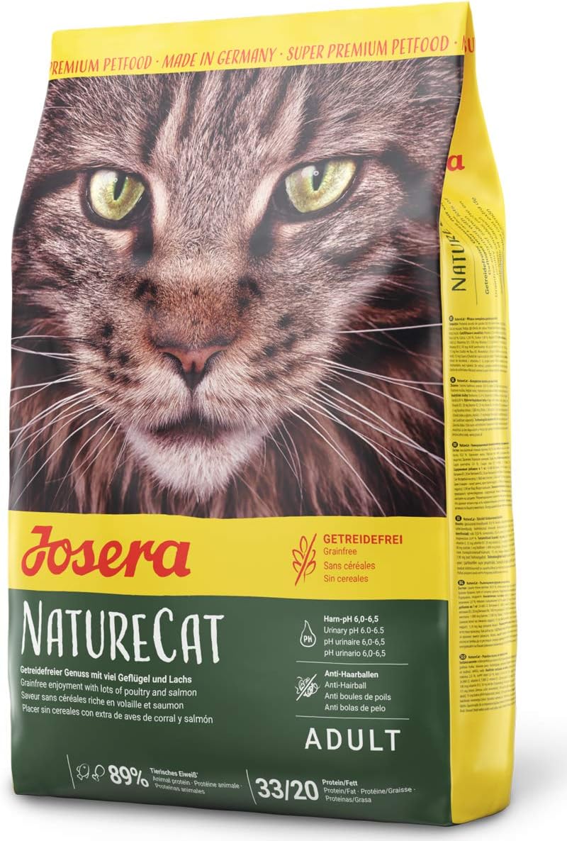 Josera NatureCat Katzenfutter getreidefrei mit Lachs und Gefluegel