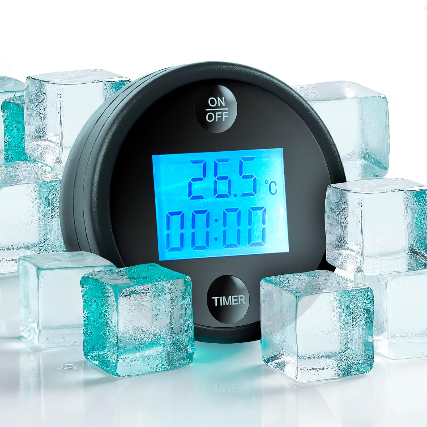 Schwimmendes Poolthermometer wasserdicht mit Timer fuer Pool Spa Whirlpool