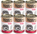 Dogs’n Tiger Adult Nassfutter Huhn 67% Fleisch 6x400g Mahlzeit versch