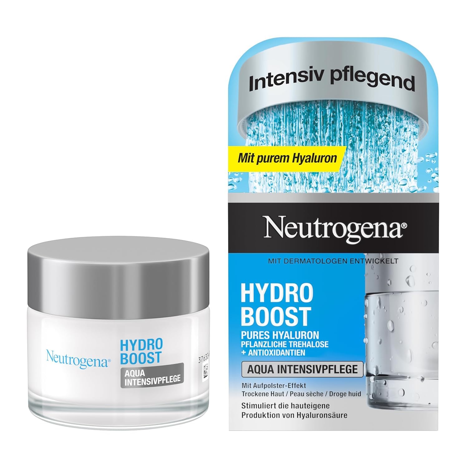 Neutrogena Hydro Boost Aqua Creme parfuemfrei mit Hyaluronsaeure
