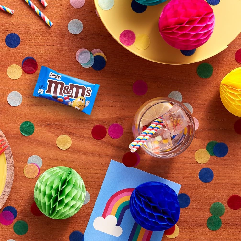 M&M'S Crispy Knusprige Schokolinsen 24 x verschiedene Sorten