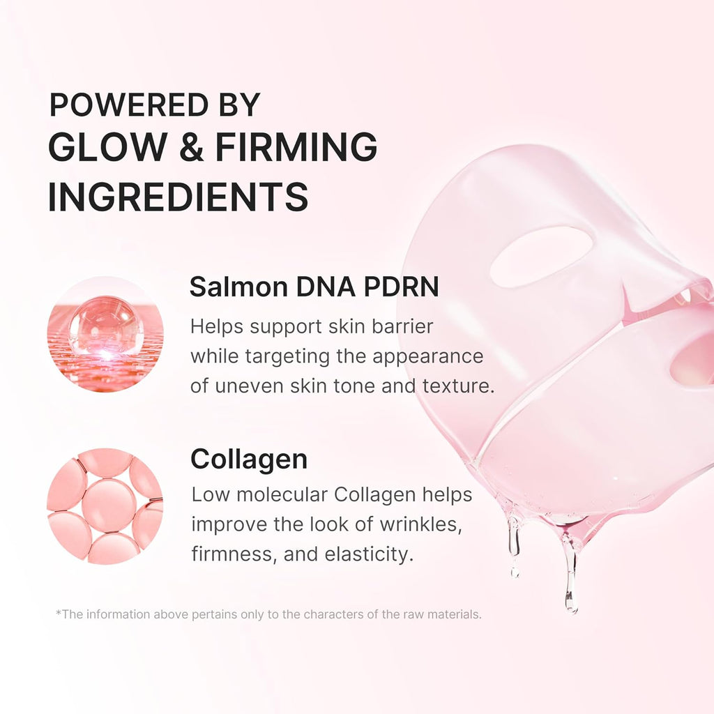 Salmon DNA PDRN Collagen Jelly Gel Maske Overnight 4 Stueck feuchtigkeitsspendend