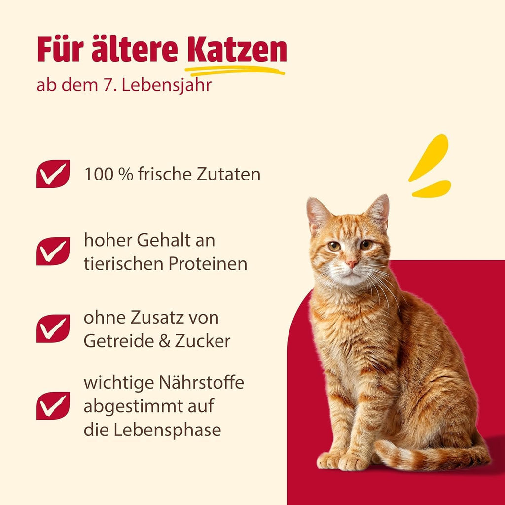 animonda Carny Senior Katzenfutter Rind Huhn Kaese Nassfutter verschie