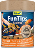 Tetra FunTips Futtertabletten fuer Aquariumscheibe - Haftfutter fuer Zierfische