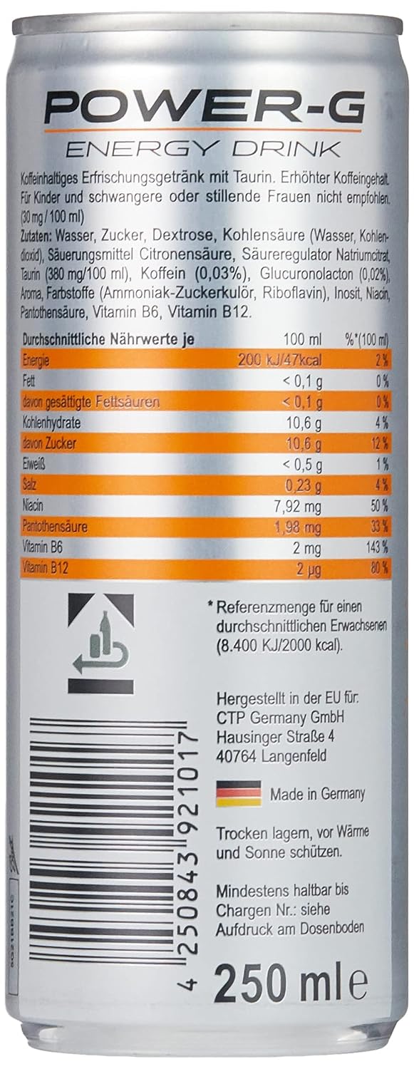 G-Power Energy Drink classic, 6 L
