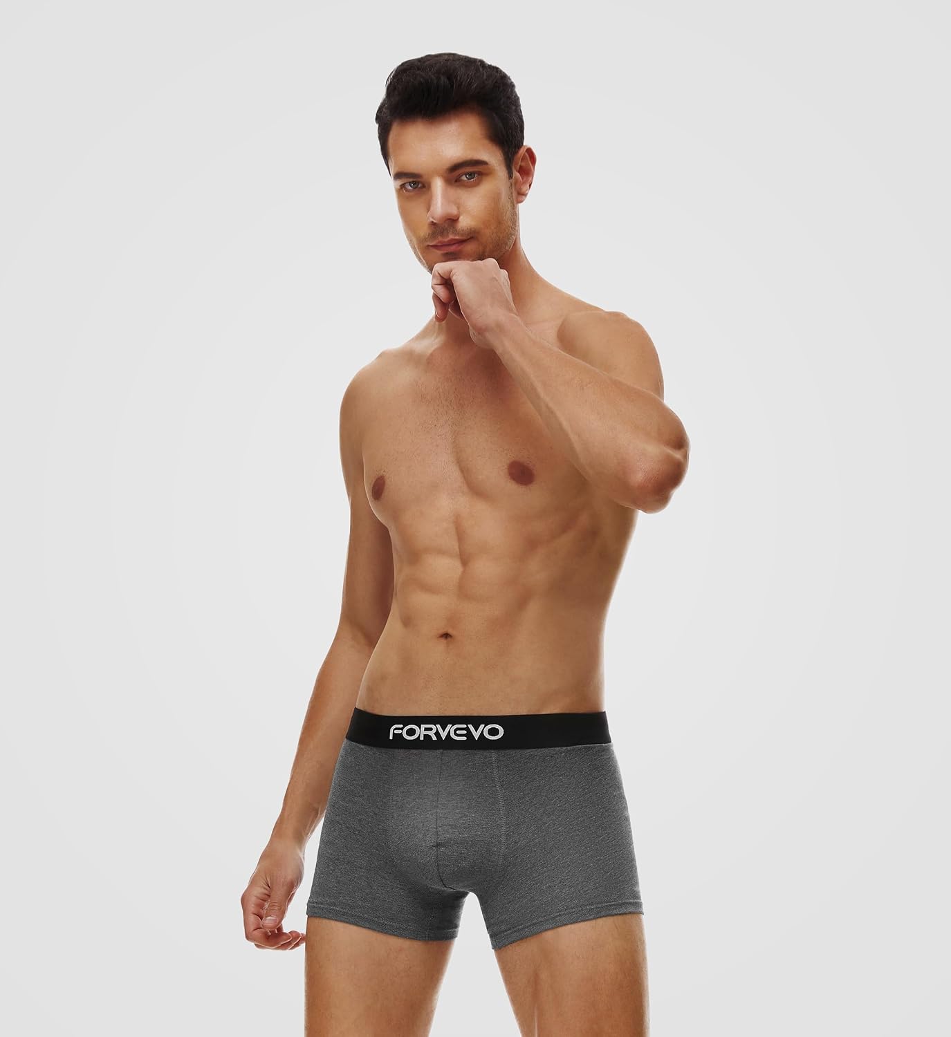 FORVEVO Boxershorts Herren 12er Pack Baumwolle atmungsaktiv S-4XL
